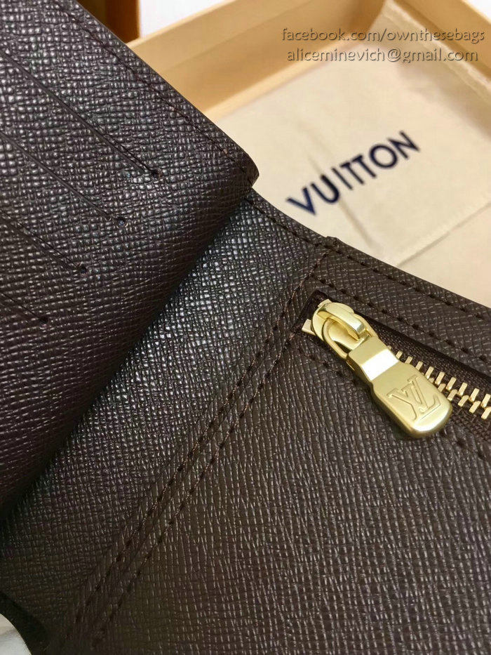 Louis Vuitton Damier Ebene Canvas Amerigo Wallet N60053