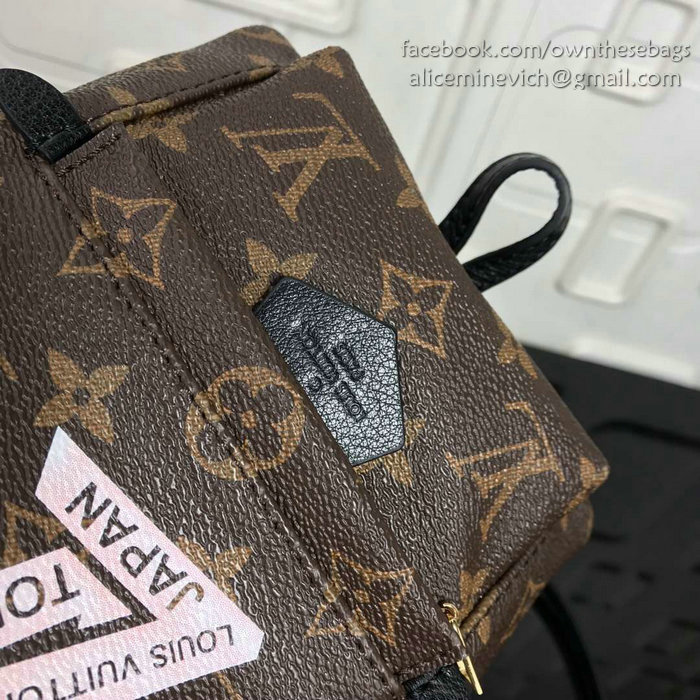 Louis Vuitton Dog Print Palm Springs Backpack Mini M41562