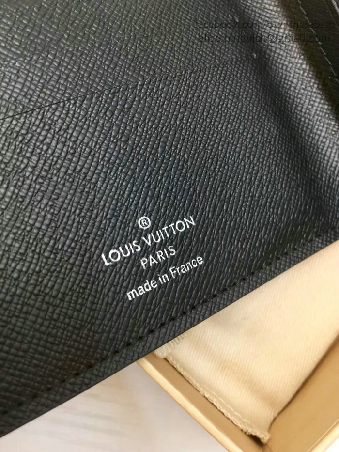 Louis Vuitton Epi Leather Amerigo Wallet Noir M60053