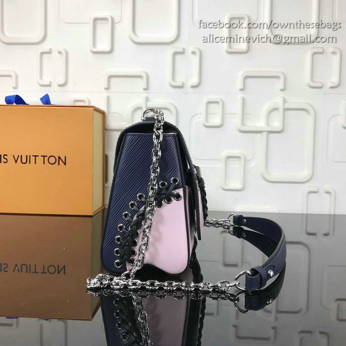 Louis Vuitton Epi Leather Twist MM Blue M54079