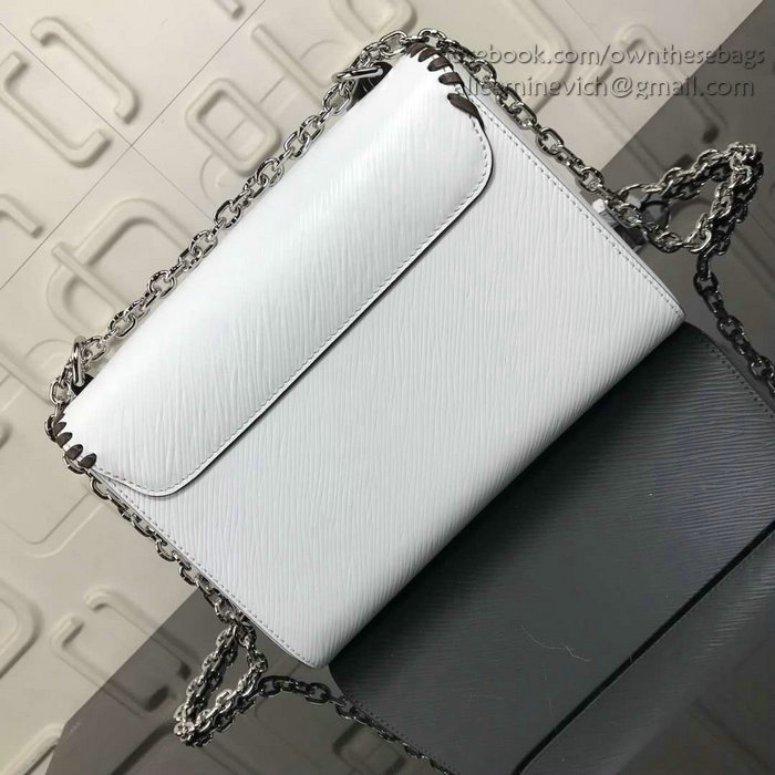 Louis Vuitton Epi Leather Twist MM White M53531