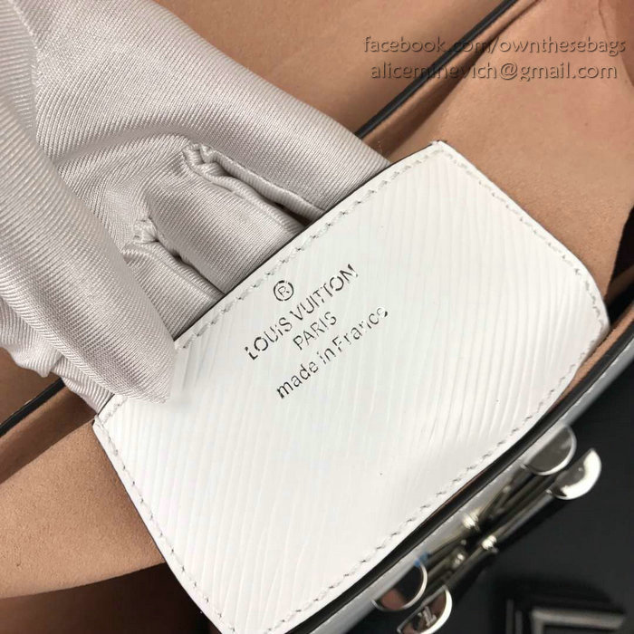 Louis Vuitton Epi Leather Twist MM White M53531