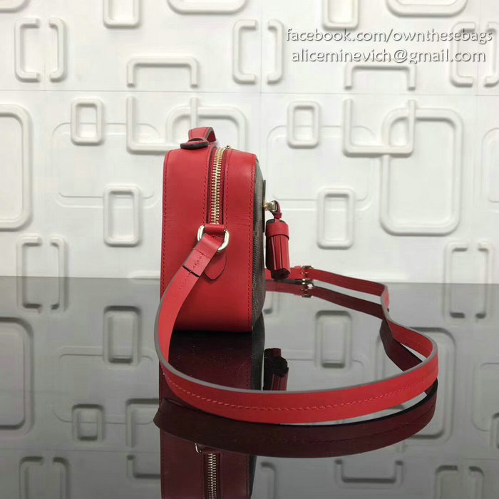 Louis Vuitton Monogram Canvas Camera Case Bag Red M44258