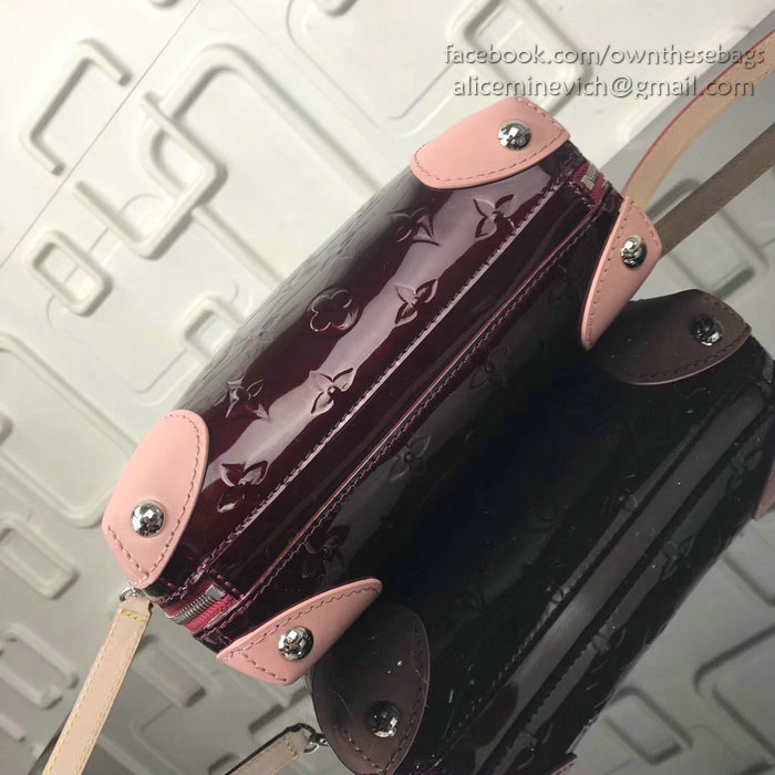 Louis Vuitton Patent Leather Venice Burgundy M54390