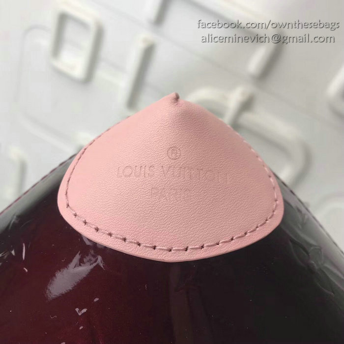 Louis Vuitton Patent Leather Venice Burgundy M54390