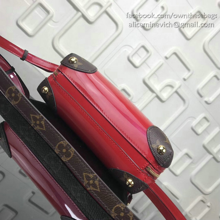 Louis Vuitton Patent Leather Venice Red M54390