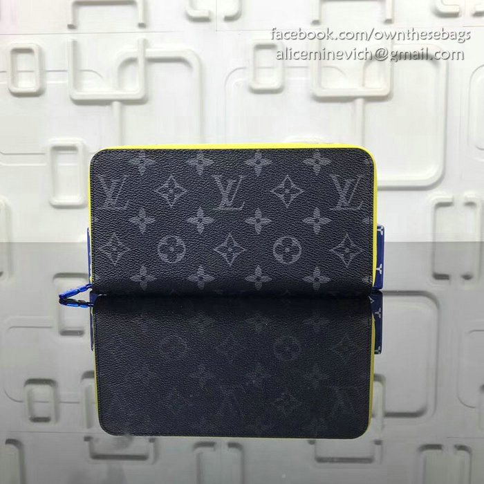 Louis Vuitton Monogram Canvas Ribbon Wallet Black M60019