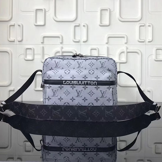 Louis Vuitton Monogram Reflect Canvas Messenger Bag Silver M42631