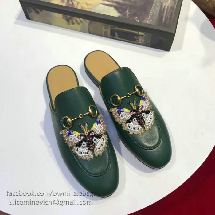 Gucci Princetown Leather Slipper 401181