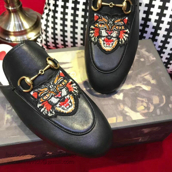 Gucci Princetown Leather Slipper 401183