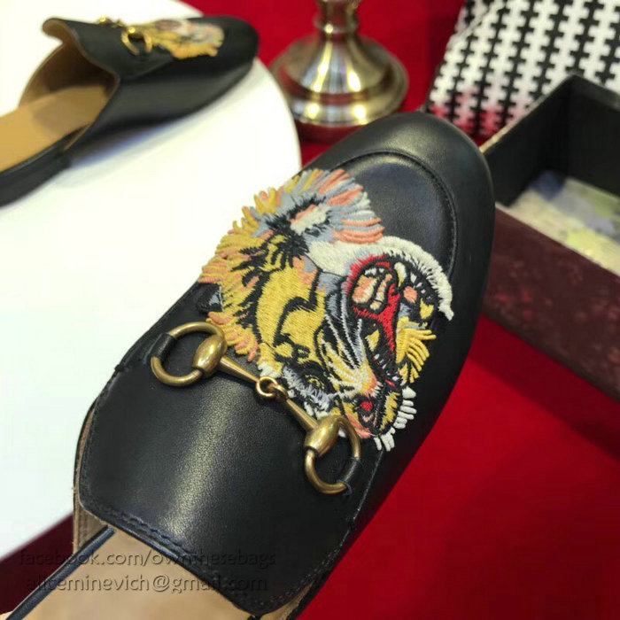 Gucci Princetown Leather Slipper 401184