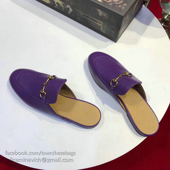 Gucci Princetown Leather Slipper 401187