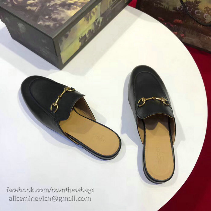Gucci Princetown Leather Slipper 401188