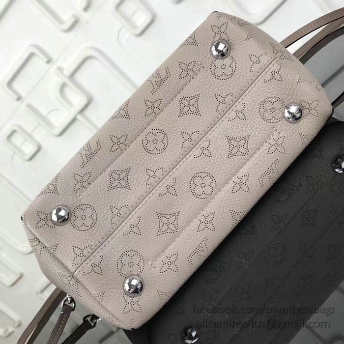 Louis Vuitton Mahina Leather Hina PM Grey M54353