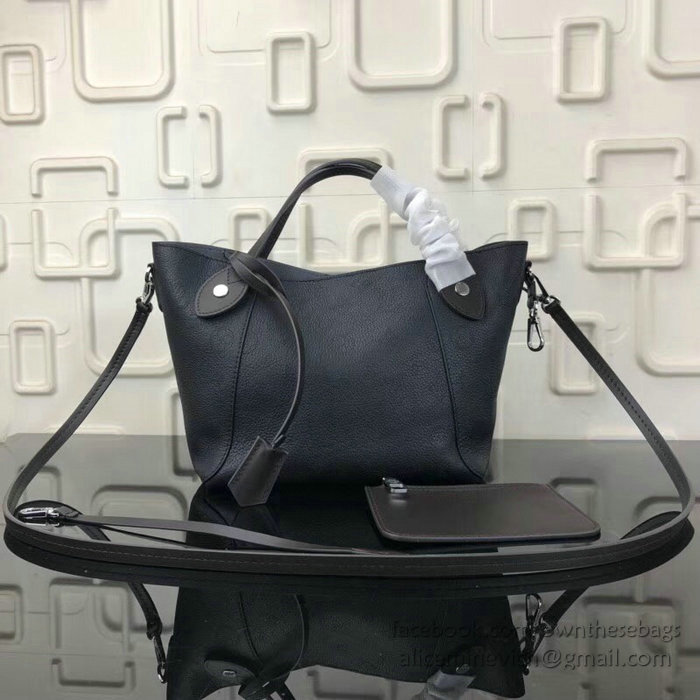 Louis Vuitton Mahina Leather Hina PM Noir M54353