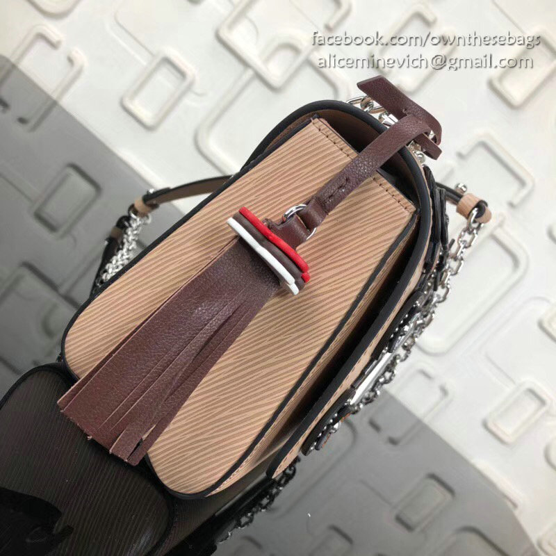 Louis Vuitton Epi Leather Twist MM Nude M50282