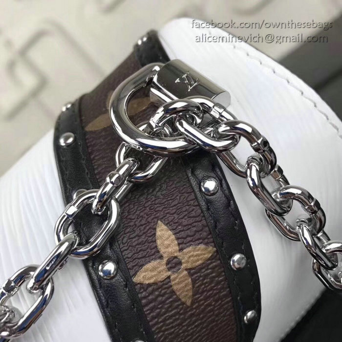 Louis Vuitton Epi Leather Twist MM White M50282