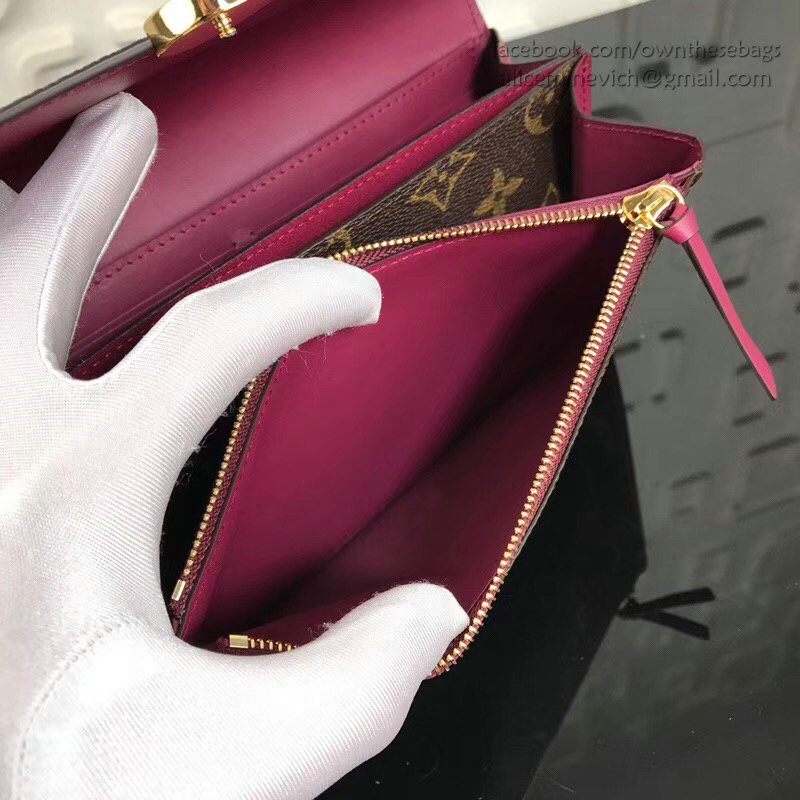 Louis Vuitton Flore Wallet Fuchsia M64585