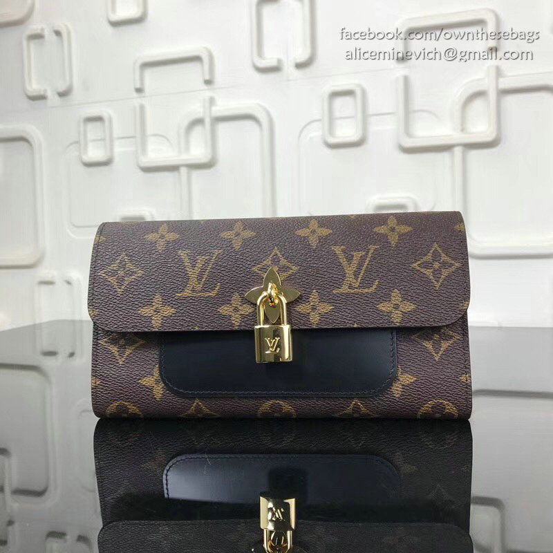 Louis Vuitton Flower Wallet Noir M62566