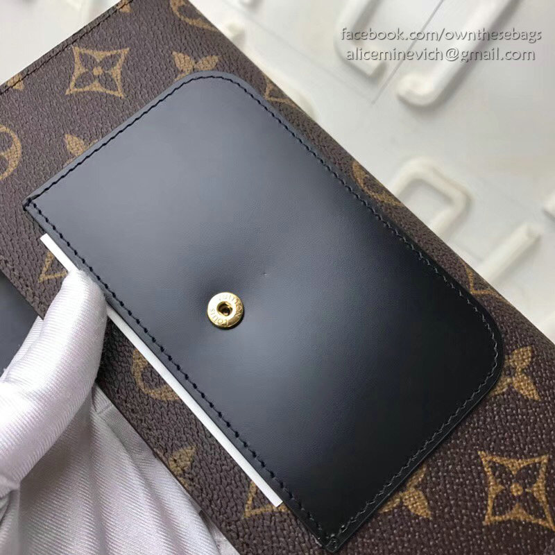 Louis Vuitton Flower Wallet Noir M62566
