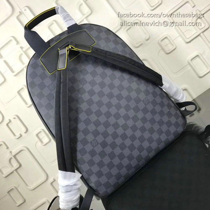 Louis Vuitton Damier Graphite Canvas Josh Backpack Jaune N42414