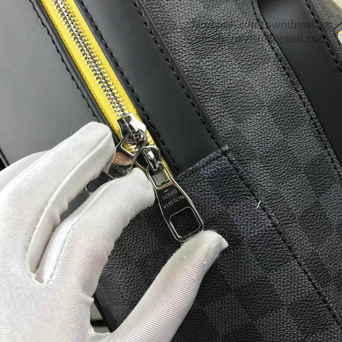 Louis Vuitton Damier Graphite Canvas Josh Backpack Jaune N42414