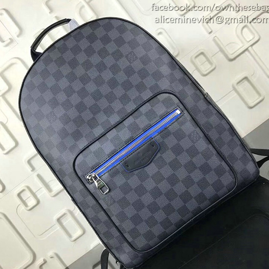 Louis Vuitton Damier Graphite Canvas Josh Backpack Neon N42414