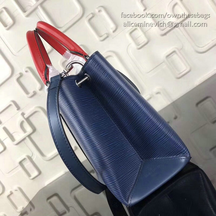 Louis Vuitton Epi Leather Epi leather Kleber PM Indigo Coquelicot M51333