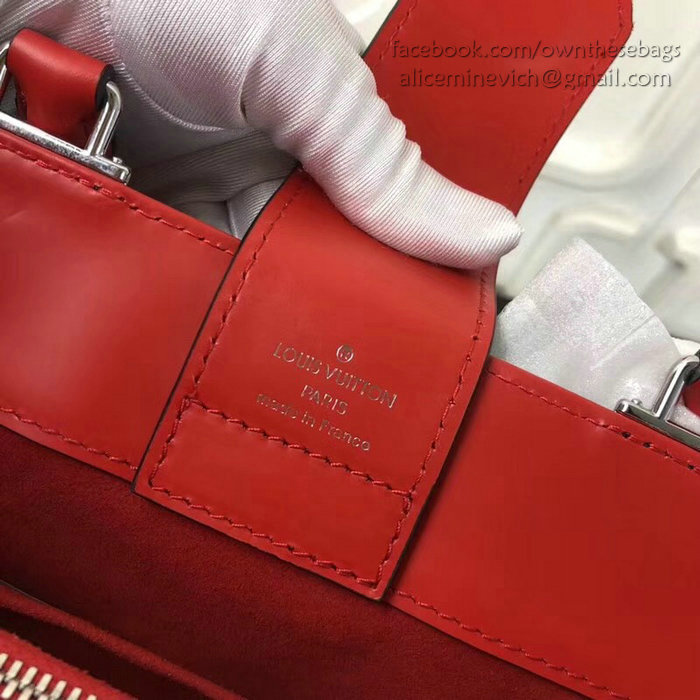 Louis Vuitton Epi Leather Epi leather Kleber PM Indigo Coquelicot M51333