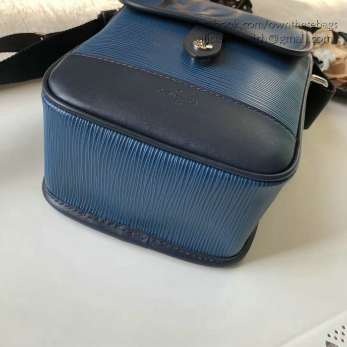 Louis Vuitton Epi Leather Messenger BB Blue M53497