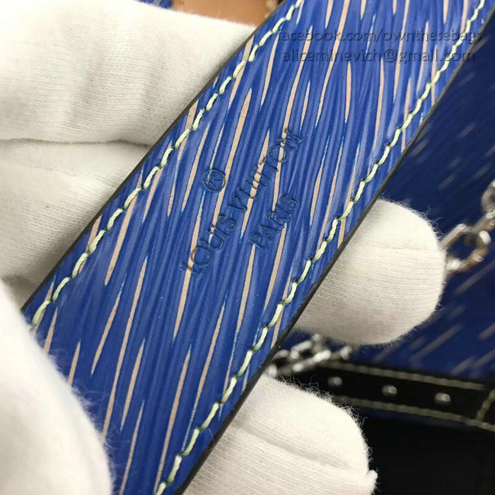 Louis Vuitton Epi Leather Twist MM Blue M43629