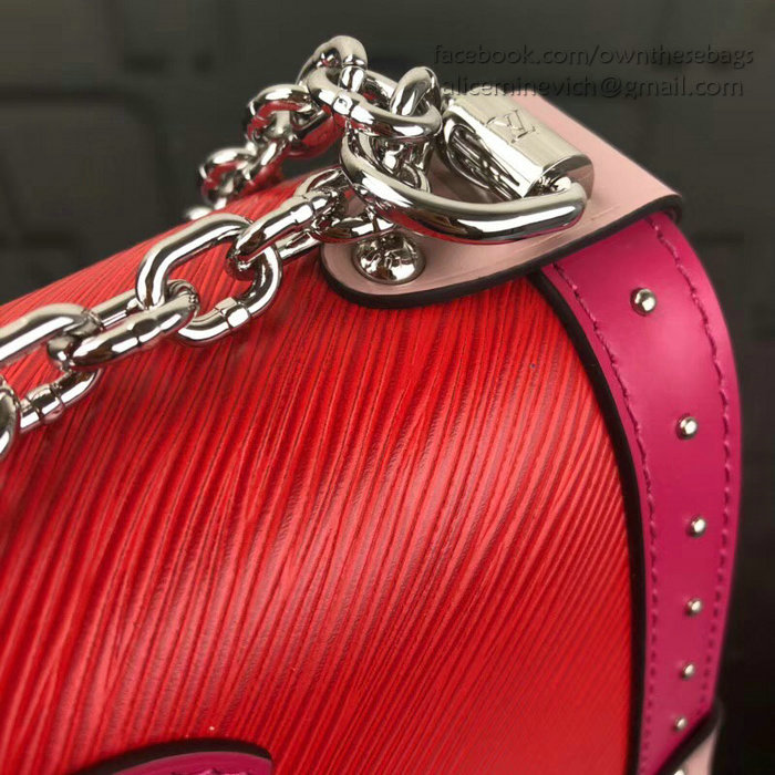 Louis Vuitton Epi Leather Twist MM Red M50282