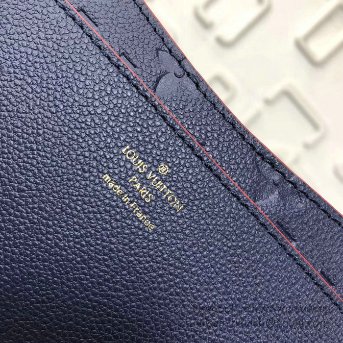 Louis Vuitton Monogram Empreinte Blanche Marine Rouge M43618