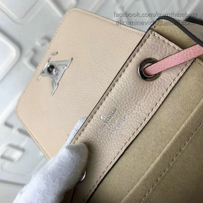 Louis Vuitton Soft Calfskin Lockme Backpack Mini M53079