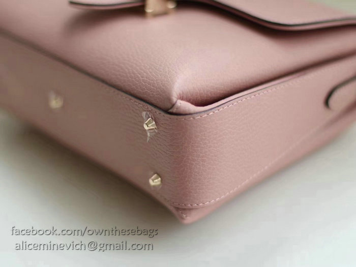 Gucci Interlocking GG Leather Crossbody Bag Pink 510302