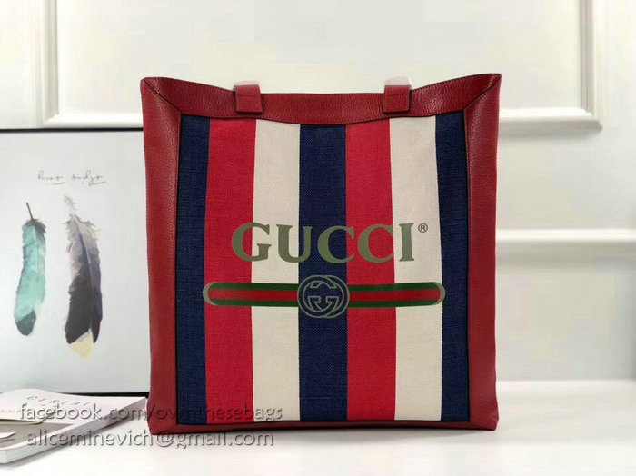 Gucci Print Medium Tote 519335