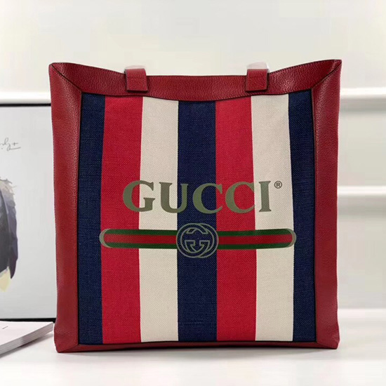 Gucci Print Medium Tote 519335