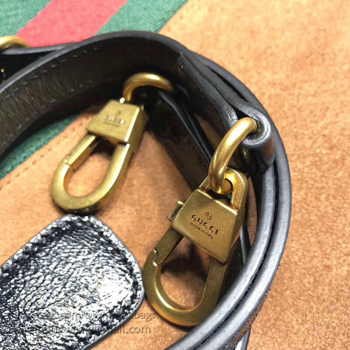 Gucci Re(Belle) Suede Medium Top Handle Bag Brown 516459