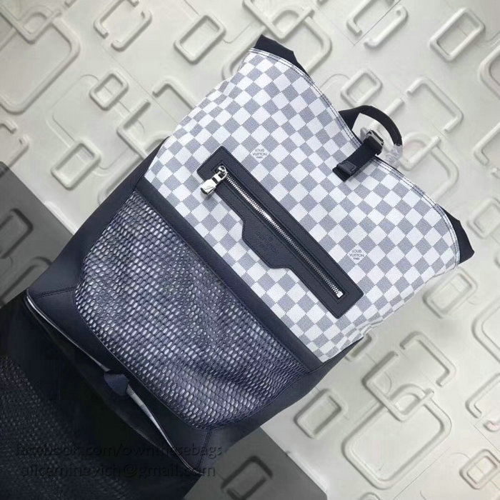 Louis Vuitton Damier Azur Canvas Matchpoint Backpack N40018