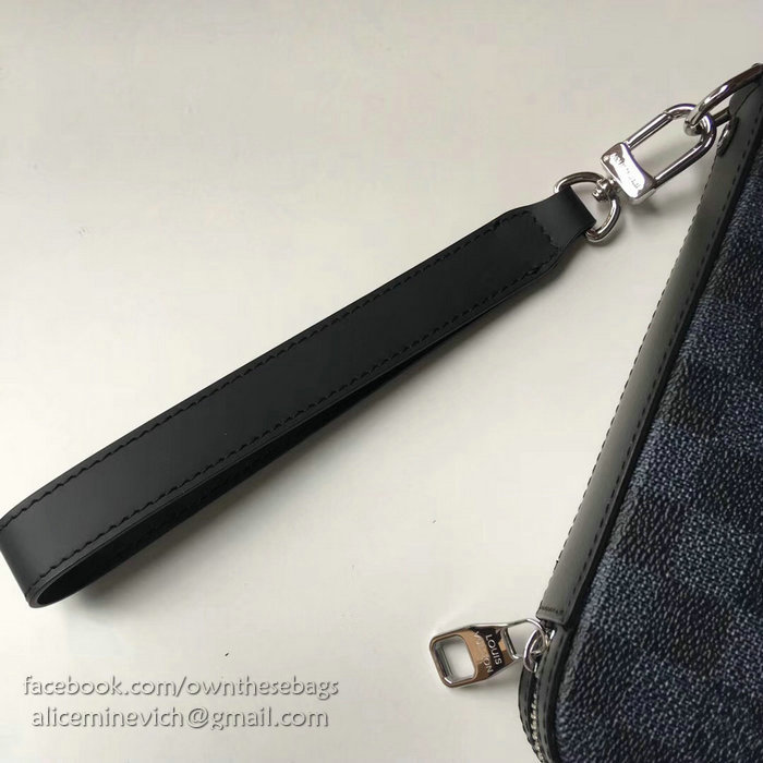 Louis Vuitton Damier Graphite Canvas Clutch Bag N64020
