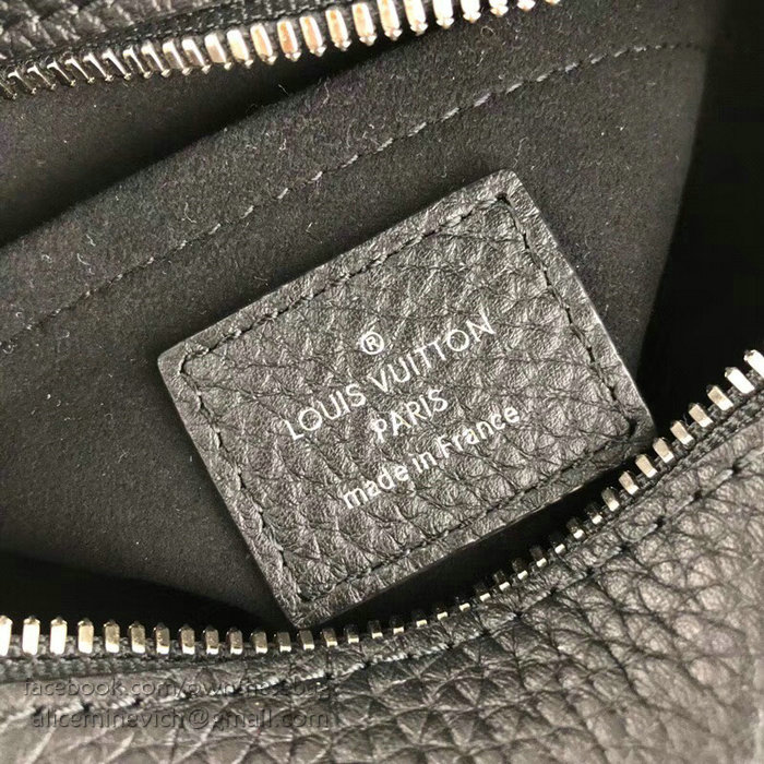 Louis Vuitton Taurillon Leather Danube PM Noir M54787