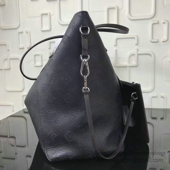 Louis Vuitton Mahina Leather HINA MM Noir M53140