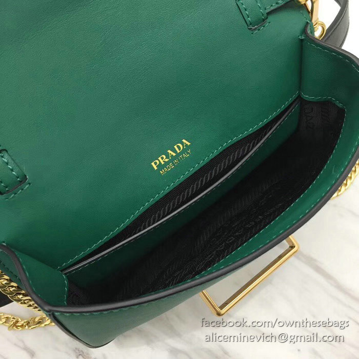 Prada Cahier Belt Bag Green 1BL004