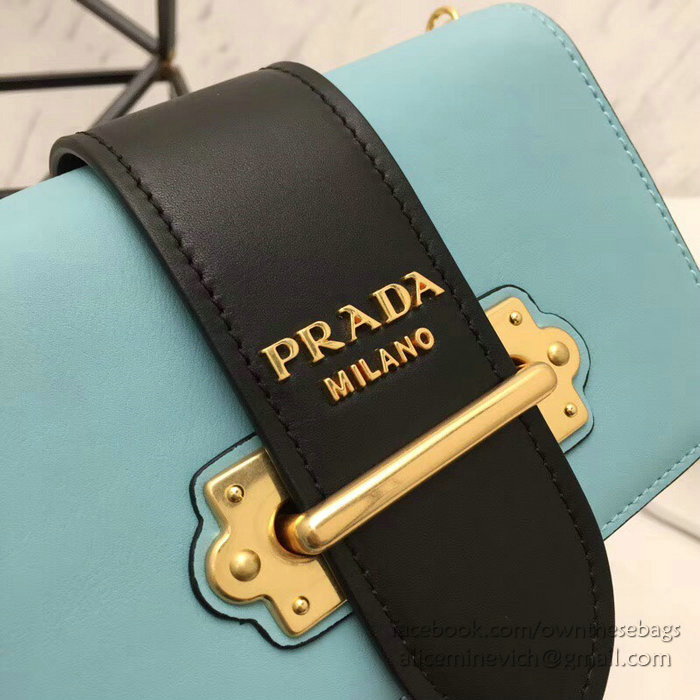 Prada Cahier Belt Bag Light Blue 1BL004