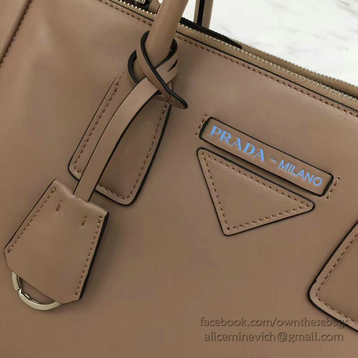 Prada Concept Leather Handbag Pink 1BA183