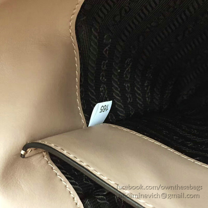 Prada Concept Leather Handbag Pink 1BA183