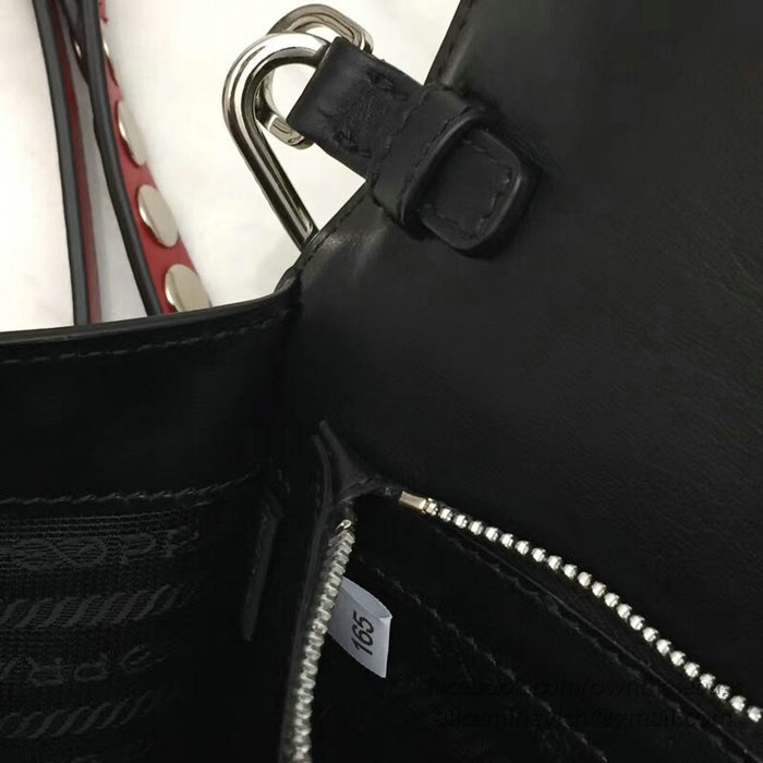 Prada Elektra Leather Bag Black 1BD121