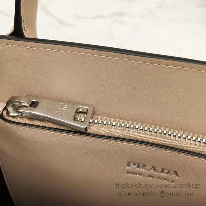 Prada Monochrome Calf Leather Bag Peach 1BA156