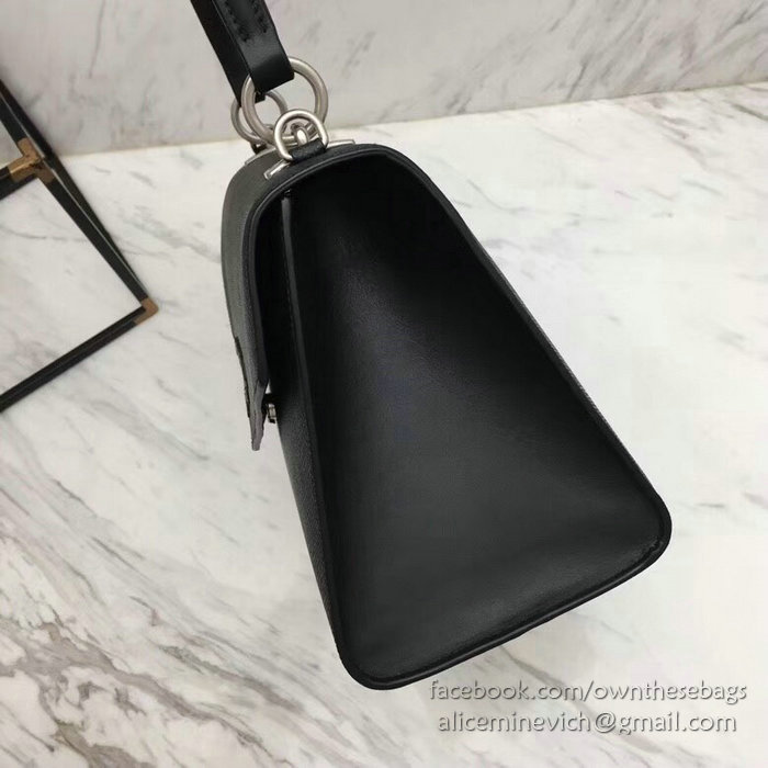 Prada Monochrome Saffiano Leather Bag Black 1BA126