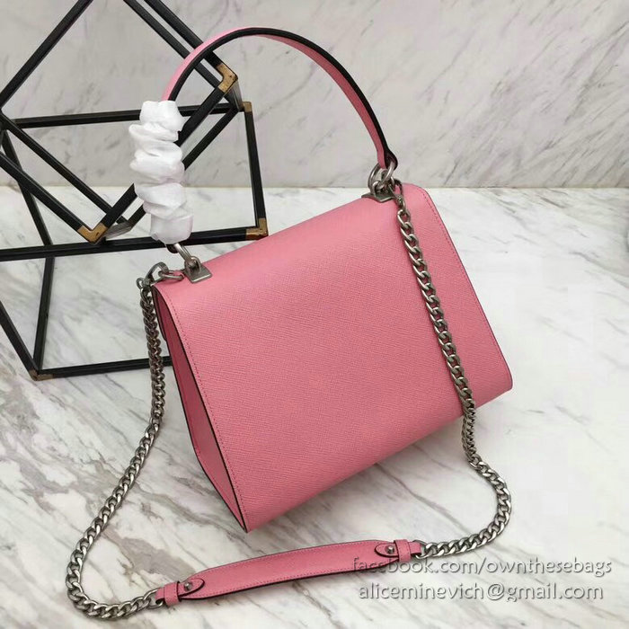 Prada Monochrome Saffiano Leather Bag Petal Pink 1BA126